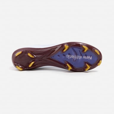 ZAPATILLAS NEW ATHLETIC FOOTBALL GUETS129 BLANCO CON VINO JUVENIL - 4
