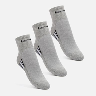 MEDIAS PACK DE 3 NEW ATHLETIC TOBILLERAS15 GRIS UNISEX