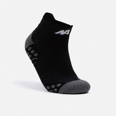 MEDIAS NEW ATHLETIC TOBILLERA13 NEGRO CON PLOMO UNISEX