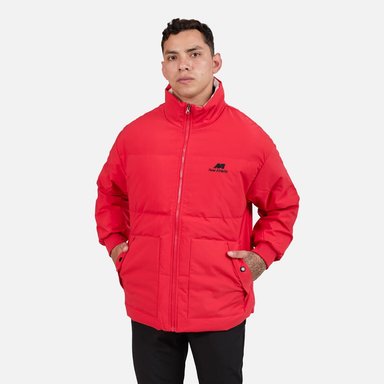 CASACA NEW ATHLETIC CRIMZON ROJO CON NEGRO HOMBRE
