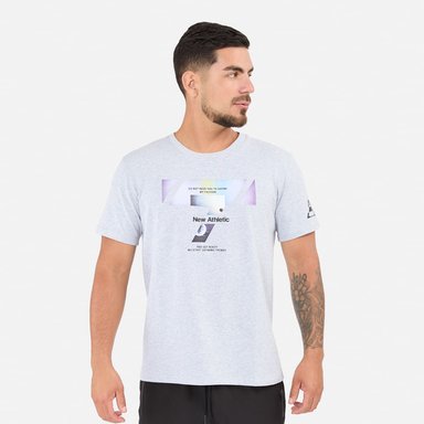 POLO MC NEW ATHLETIC SPACE GRIS HOMBRE