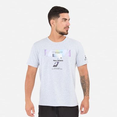 POLO MC NEW ATHLETIC SPACE GRIS HOMBRE