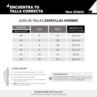 ZAPATILLAS NEW ATHLETIC RUNNING FOAM154 BLANCO HOMBRE - 4