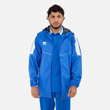 CASACA NEW ATHLETIC DRAVOX AZULINO CON BLANCO HOMBRE