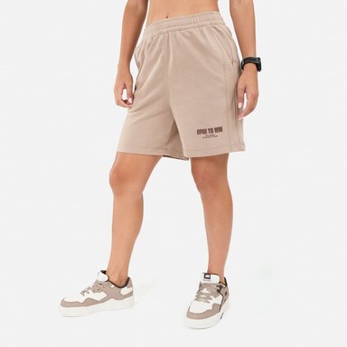SHORT NEW ATHLETIC TRAVIS BEIGE MUJER - 2