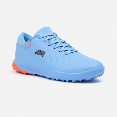 ZAPATILLAS NEW ATHLETIC FOOTBALL CRONOS112 CELESTE CON NARANJA HOMBRE