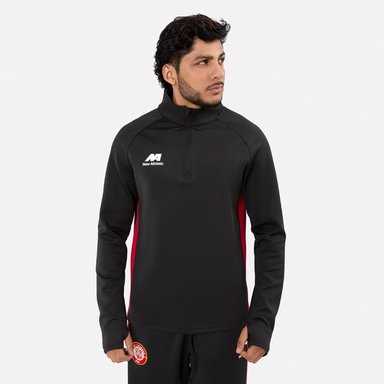 BUZO CONJUNTO NEW ATHLETIC REFLEX45 NEGRO CON ROJO HOMBRE - 2