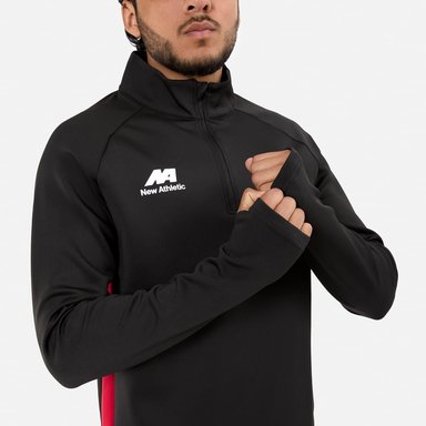 BUZO CONJUNTO NEW ATHLETIC REFLEX45 NEGRO CON ROJO HOMBRE - 6