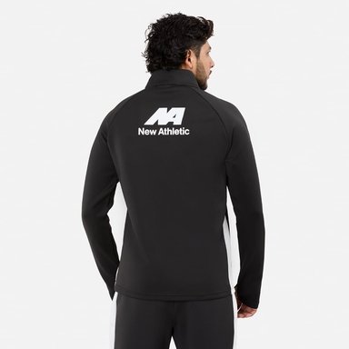 BUZO CONJUNTO NEW ATHLETIC REFLEX45 NEGRO CON BLANCO HOMBRE - 3