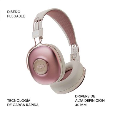 AUDÍFONOS BLUETOOTH HOUSE OF MARLEY POSITIVE VIBRATIONS COPPER - 3