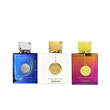ARMAF CLUB DE NUIT SET DE 3 PERFUMES UNTOLD + ICONIC + IMPERIALE EDP 30 ML C/U - 3