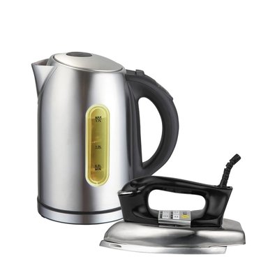 COMBO IMACO KE1740EI1700 17LTS HERVIDOR DIGITAL PLANCHA SECA PESADA VINTAGE I1700