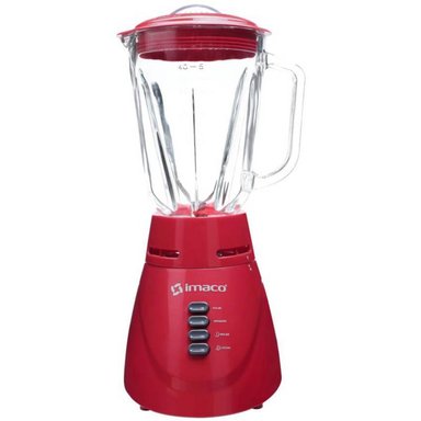 LICUADORA IMACO BL4125VR V/V 2 VEL 1.5 LT 500W ROJO