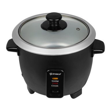 OLLA ARROCERA IMACO RC006N 0.6L COLOR NEGRO - 4