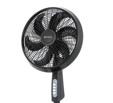 VENTILADOR DE PIE IMACO FSM7518MK 85 WATTS METALICO 18" FUNC MATA MOSQUITOS