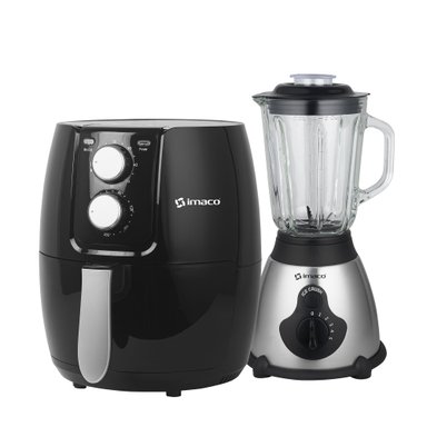 COMBO FREIDORA DE AIRE 2.6 LITROS +LICUADORA 1.5LT IMACO