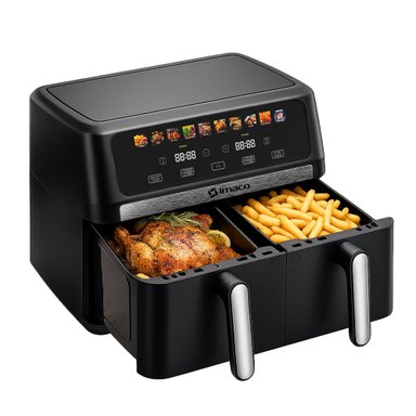 FREIDORA DE AIRE 9 LITROS DOBLE DIGITAL XXL IMACO AF1790D - 3