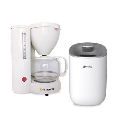 COMBO DESHUMEDECEDOR DE CLOSET + CAFETERA ELECTRICA 6 TAZAS IMACO