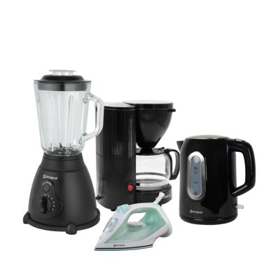 CUATRICOMBO LICUADORA+CAFETERA+PLANCHA+HERVIDOR