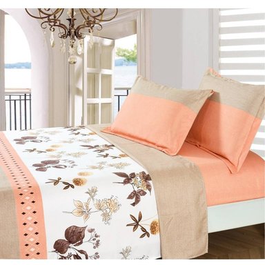 SET SÁBANAS VENEZIA 2 PLAZAS ALGODÓN MULTICOLOR VICENZA