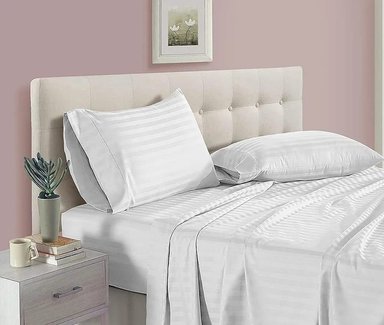 SET SÁBANAS CASATEX 2 PLAZAS ALGODÓN BLANCO