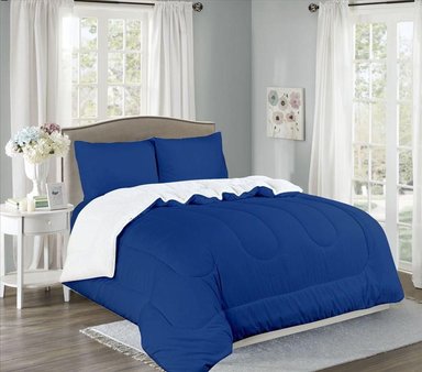 EDREDÓN CON CARNERO SHERPA 2 PLAZAS + JUEGO DE SÁBANAS 100% ALGODÓN