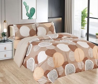 EDREDÓN CASATEX 2 PLAZAS ALGODÓN ESTAMPADOS Y JUEGO SÁBANAS 5 PIEZAS