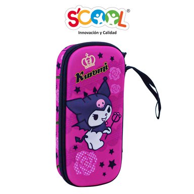 SET MALETA SCOOL KUROMI EVA 3D FULL RANGER MORADO - 4
