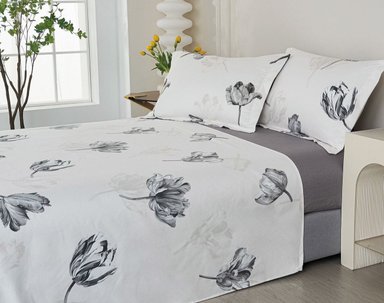 JUEGO DE SÁBANAS VICENZA 2 PLAZAS - 100% ALGODÓN