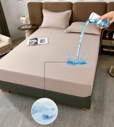 PROTECTOR DE COLCHON 2 PLAZAS IMPERMEABLE CON CIERRE