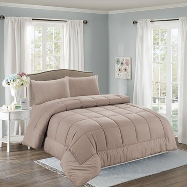 EDREDÓN 2 PLAZAS + JUEGO DE SÁBANAS 100% ALGODÓN - 5 PIEZAS