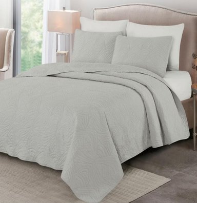 CUBRECAMA + JUEGO DE SABANAS 2 PLAZAS 100% ALGODÓN - 5 PIEZAS