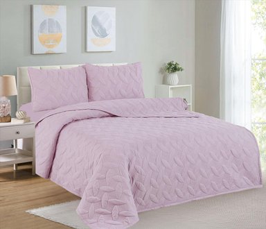 CUBRECAMA KING + JUEGO DE SÁBANAS 100% ALGODÓN - 5 PIEZAS