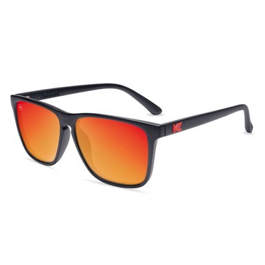 LENTES SOL PROTECCIÓN UV KNOCKAROUND FLRS3001 MATTE BLACK / RED SUNSET FAST LANES