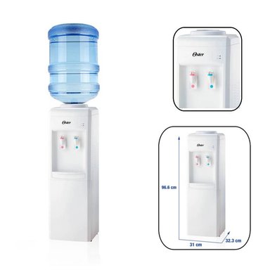 DISPENSADOR OSTER AGUA 20LT -BLANCO PWDA8001W