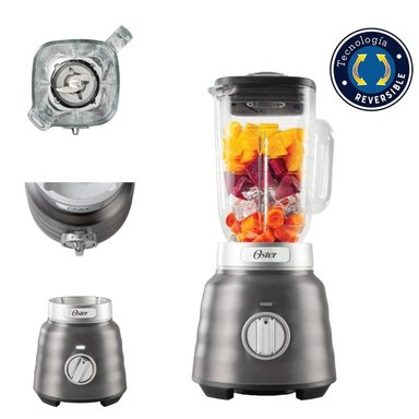 LICUADORA OSTER BLSTPBRG 053 CROMADA PRO MAX 2 CABALLO FUERZA -NEGRO