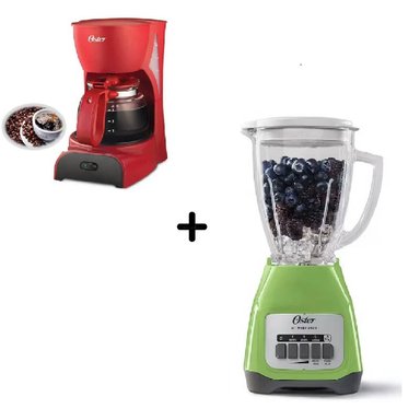 LICUADORA OSTER BLSTKAGMPB +CAFETERA 4 TAZAS - 1