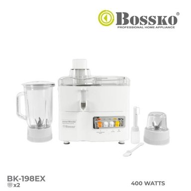 LICUAEXTRACTOR BOSSKO BK-198EX 400W 3 EN 1