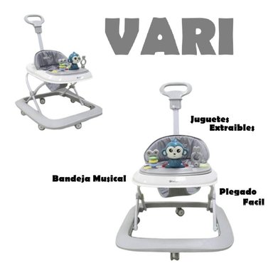 ANDADOR MUSICAL PARA BEBE DIDACTICO VARI-PLOMO
