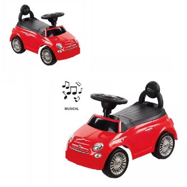 CORREPASILLOS COCHE FIAT 500 - ROJO