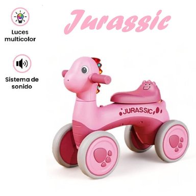 CORREPASILLO DINOSAURIO MUSICAL -ROSA