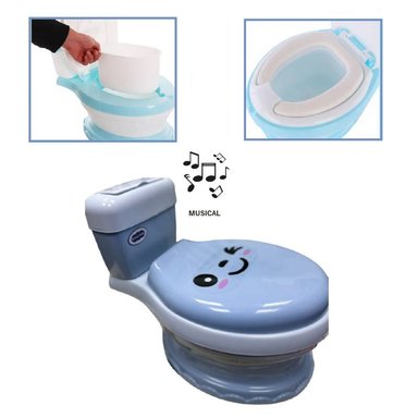 BACÍN DIDÁCTICO MUSICAL BABY HAPPY - AZUL