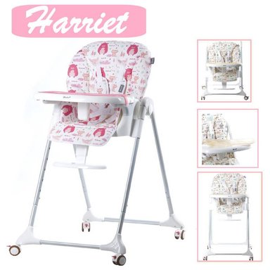 SILLA COMER DISEÑADO LLANTAS SILICONA FRENOS DOBLE BANDEJA