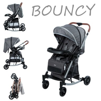 COCHE MECEDORA REVERSIBLE BOUNCY EB116 -GRIS