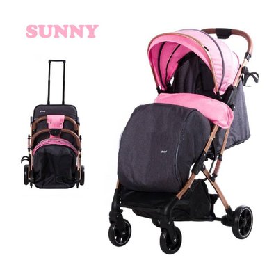 COCHE DE PASEO MALETA SUNNY - ROSADO