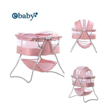 CUNA PLEGABLE PORTATILL RECIEN NACIDO CON TULL DOLLY EB755 R - 1