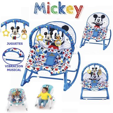 MECEDORA BOUNCER MICKEY BABY BLUE