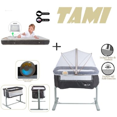 EBABY CUNA COLECHO TAMI EB756-COLCHON P-BEIGE