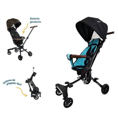 COCHE PLEGABLE ASIENTO GIRATORIO EASY TRAVEL  PORTABIBERON