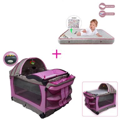 CUNA CORRAL VIBRADOR VERONA-COLCHONROSA